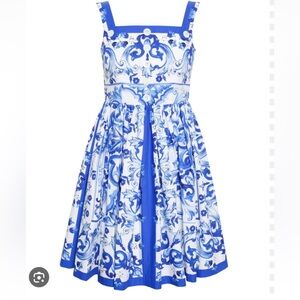 Dolce & Gabbana Authentic NWOT Blue Mojica Dress Size 6